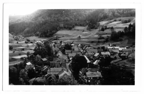 AK, Giessübel Thür. Wald, Teilansicht, 1954
