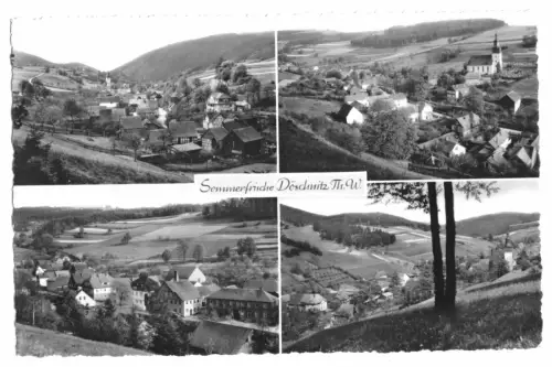 AK, Döschnitz Thür. Wald, vier Abb., 1960