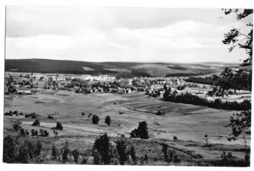 AK, Schmiedefeld am Rennsteig, Totale, 1962