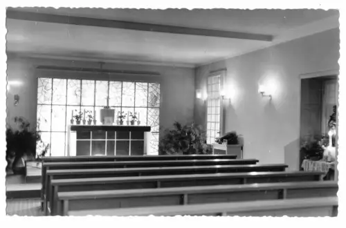 AK, Naundorf über Königstein, Caritasheim, innen, 1959