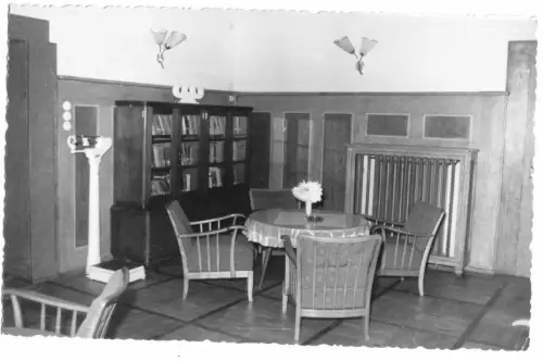 AK, Kurort Bärenfels Erzgeb., Handwerker-Heim, Leseecke