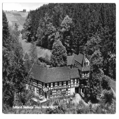 AK, Stadtroda, Weihertalmühle, 1956