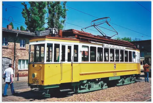 Foto im AK-Format, Berlin Niederschönhausen, Straßenbahn - Betriebshof, 2007