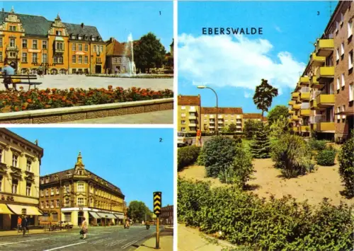 AK, Eberswalde, drei Abb., 1972