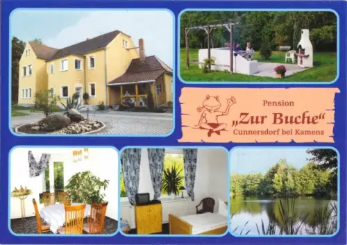 AK, Cunnersdorf bei Kamenz, Pension "Zur Buche", um 1998