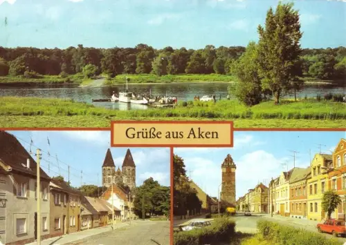AK, Aken Kr. Köthen, drei Abb., 1986
