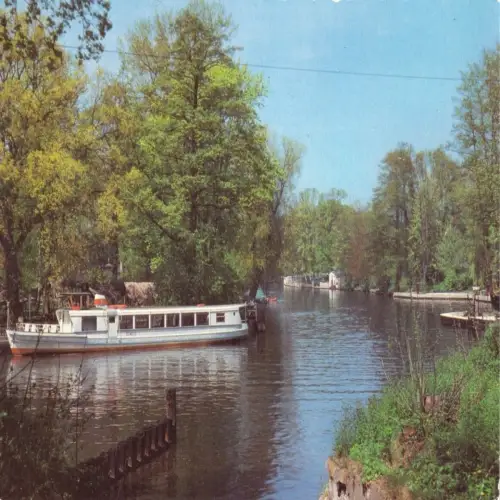 AK, Königs Wusterhausen, OT Neue Mühle, An der Dahme, Dampfer, 1983