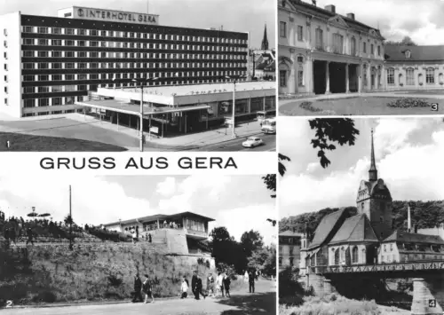AK, Gera, vier Abb., 1978