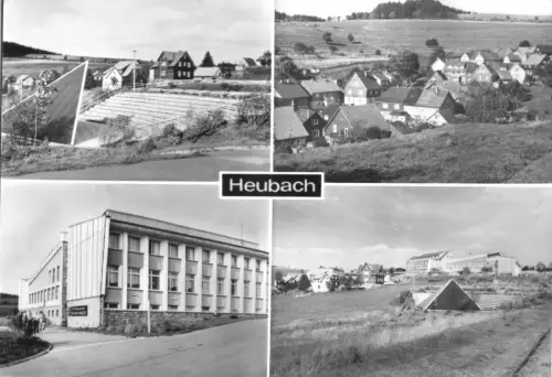 AK, Heubach Thür. Wald, vier Abb., 1989