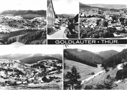 AK, Goldlauter Kr. Suhl, fünf Abb., 1978