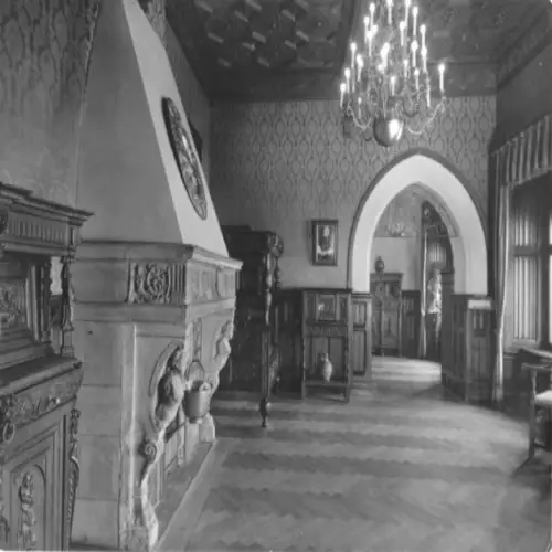 AK, Wernigerode Harz, Feudalmuseum, Renaissace-Zimmer