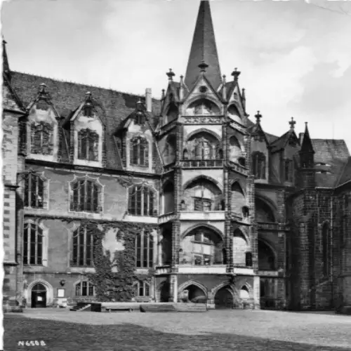 AK, Meißen, Burg, Großer Wendelstein, 1956