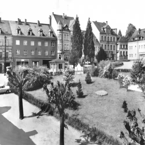 AK, Lengefeld Erzgeb., Markt, 1979
