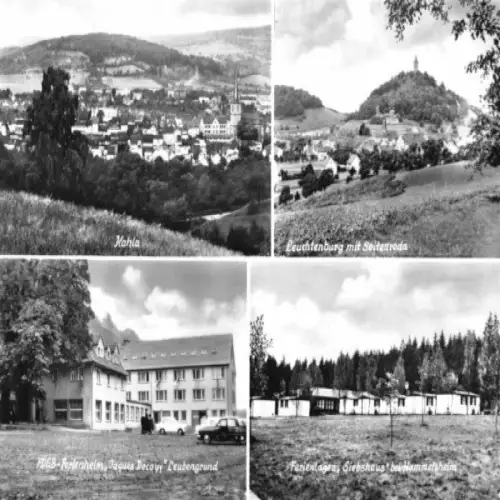 AK, Kahla und Umgebung, vier Abb., 1972