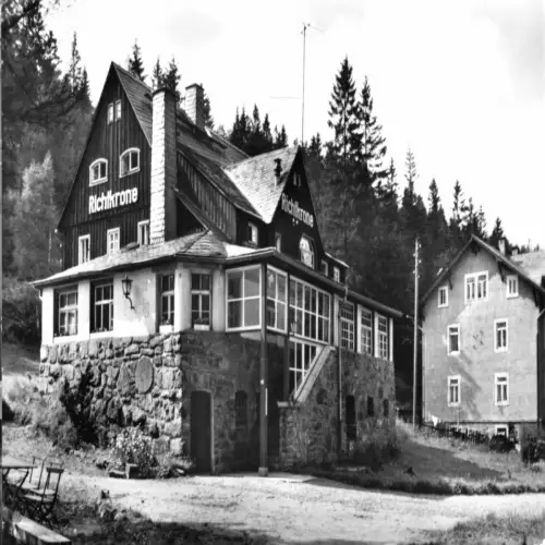 AK, Schellerhau Erzgeb., Heim "Richtkrone", 1973
