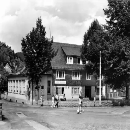 AK, Mellenbach - Glasbach Thür. Wald, Gasthof zur Kehre, 1972