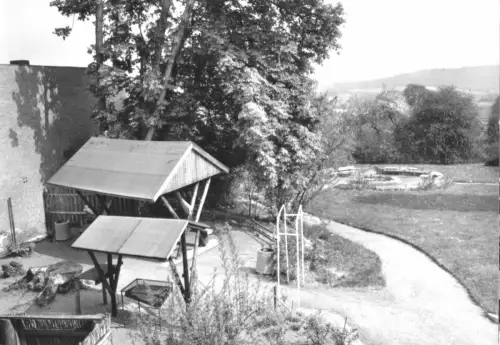 AK, Bad Suderode, Viktor-Höth-Heim, Gartenansicht, 1976