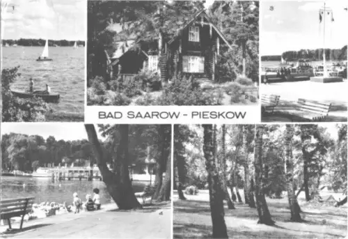 AK, Bad Saarow-Pieskow, fünf Abb., 1986