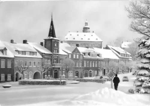 AK, Frauenstein Kr. Brand-Erbisdorf, Platz d. Friedens