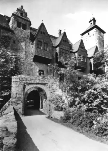 AK, Ranis Kr. Pössneck, Burg Ranis, Vorburg, 1966