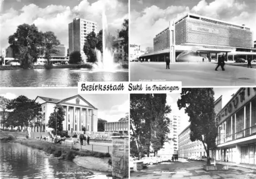 AK, Suhl, vier Abb., 1976