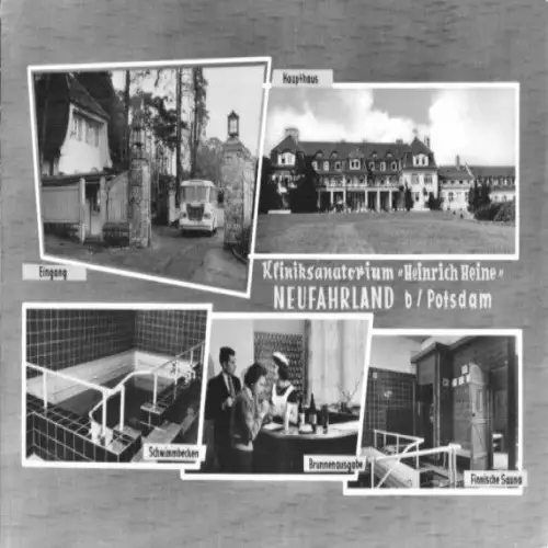 AK, Potsdam Neu Fahrland, Kliniksanatorium, gestaltet