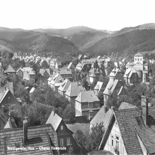 AK, Wernigerode Harz, Oberes Hasserode, Teilans., 1977
