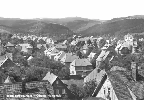 AK, Wernigerode Harz, Oberes Hasserode, Teilans., 1977