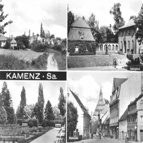 AK, Kamenz Sachs., vier Abb., 1969