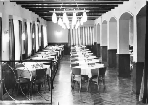 AK, Holzhau Erzgeb., FDGB-Heim, Speisesaal, 1966