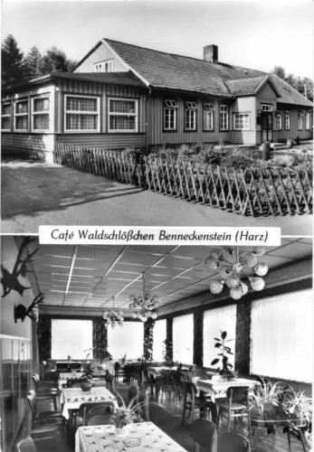 AK, Benneckenstein Harz, Café Waldschlößchen, 1975