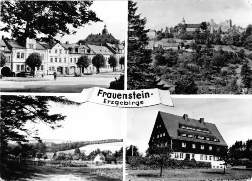 AK, Frauenstein Erzgeb., vier Abb., 1973
