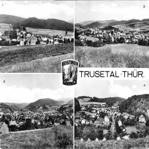 AK, Trusetal Thür., vier Abb., 1980