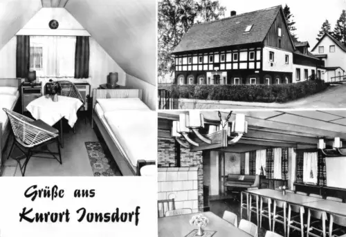 AK, Kurort Jonsdorf, Landesverbandsheim, 3 Abb., 1990