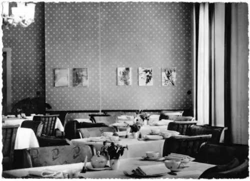 AK, Oberhof Thür. Wald, Thälmann-Haus, Speisesaal, 1960