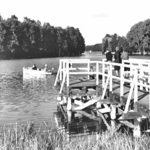 AK, Templin U.M., Dampferanlegestelle am Ratsteich 1973