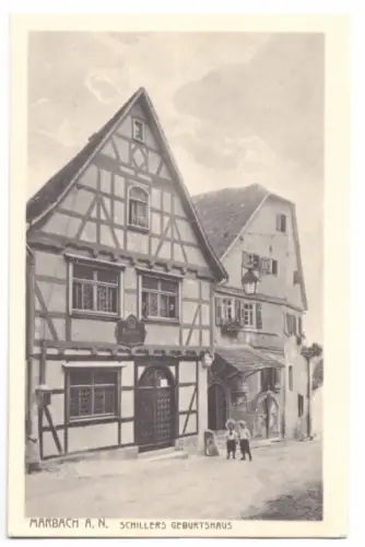 AK, Marbach a. N., Schillers Geburtshaus, um 1925
