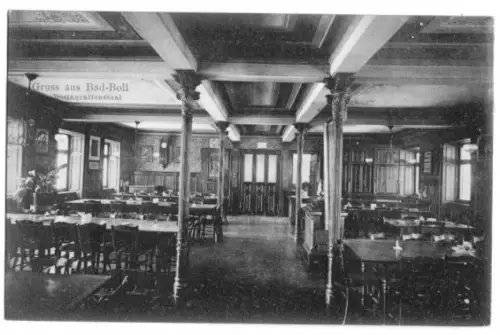AK, Bad Boll, Restaurationssaal, um 1925