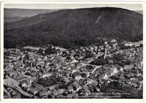AK, Neustadt bei Coburg, Luftbildansicht, um 1943