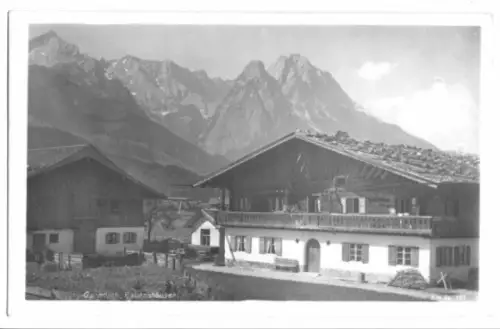 AK, Garmisch, Bauernhäuser, 1928
