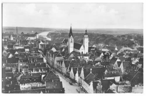 AK, Ingolstadt, Teilansicht, ca. 1930