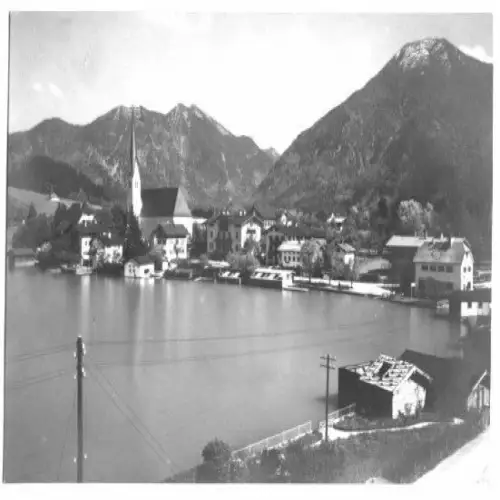 AK, Tegernsee, Teilansicht, Echtfoto, um 1920