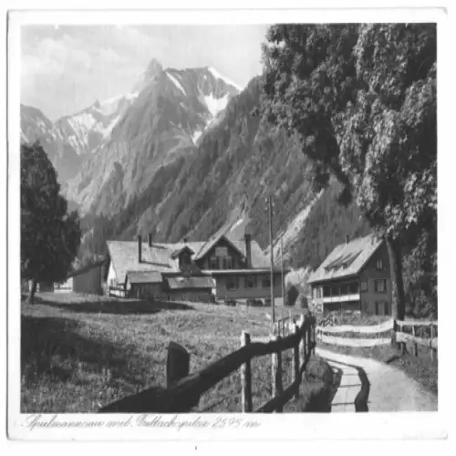 AK, Oberstdorf  Spielmannsau, Teilansicht, ca. 1930
