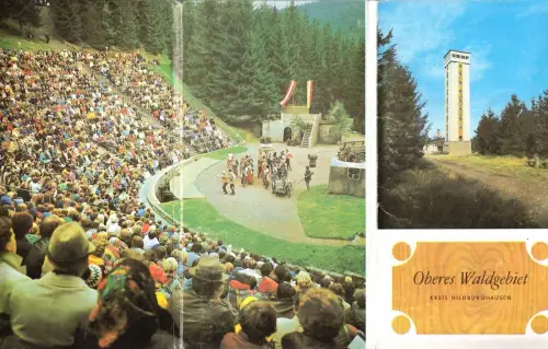 Mappe mit Werbeprospekten der Orte des Oberen Waldgebietes im Kr. Hildburghausen