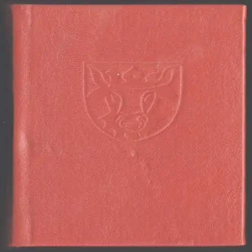 Bentzien, Ulrich Hrsg.; Mecklenburg - Ein Gästebuch, Minibuch, 1982