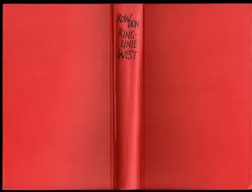 Rowdon, Maurice; Ringlinie West, 1956