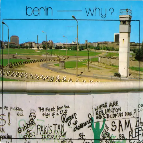 AK, Berlin Kreuzberg / Mitte, Grenzanlagen Potsdamer Platz, 1980er