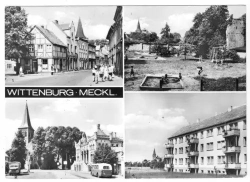 AK, Wittenburg Meckl., vier Abb., 1971
