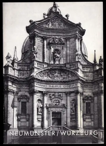 tour. Broschüre, Neumünster Würzburg, ehem. Kollegiatsstiftskirche, 1967