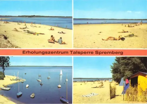 AK, Erholungszentrum Talsperre Spremberg, vier Abb., 1981